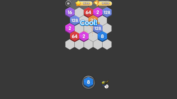 Hexa Fusion 2048 screenshot 2