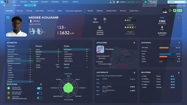 Tennis Manager 25 screenshot 1