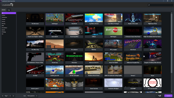 Leadwerks Game Launcher screenshot 1