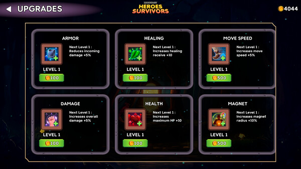 Legendary Heroes Survivors screenshot 5