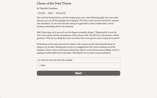 Choice of the Petal Throne screenshot 3