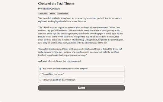 Choice of the Petal Throne screenshot 2