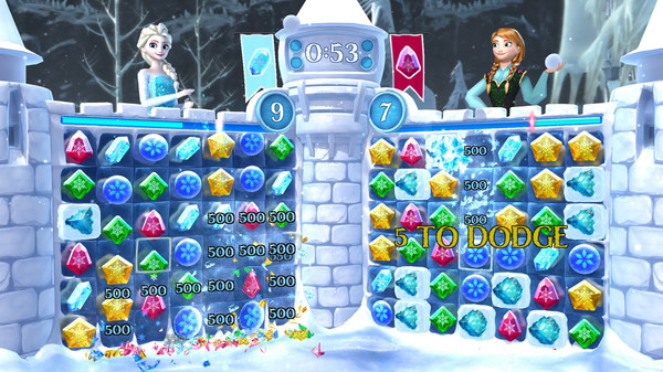 Frozen Free Fall: Snowball Fight screenshot 1