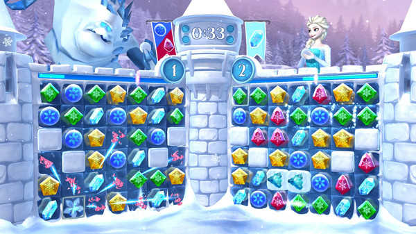 Frozen Free Fall: Snowball Fight screenshot 2