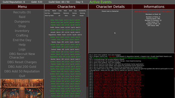 Heroes' Call - A Casual MMO Guild Sim screenshot 1