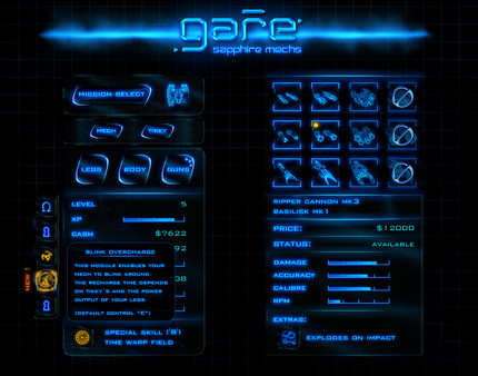 Gare Sapphire Mechs screenshot 3