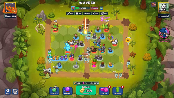 ChanceLot TD: Merge Wars screenshot 1