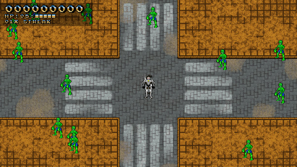 Space Robot Samurai Zombie Slayer screenshot 4