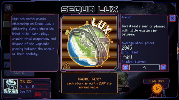 Space Warlord Baby Trading Simulator screenshot 4