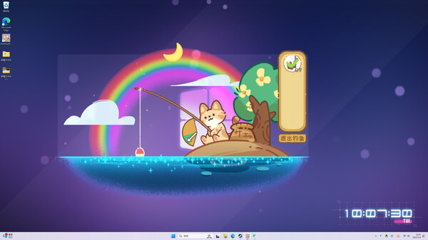 桌面猫猫钓鱼 screenshot 1