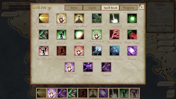 FreeCell Quest screenshot 6