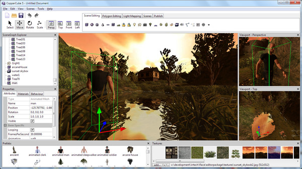 CopperCube 5 Game Engine screenshot 1