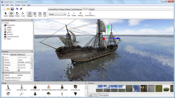 CopperCube 5 Game Engine screenshot 5
