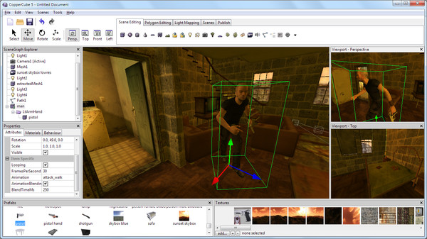 CopperCube 5 Game Engine screenshot 3