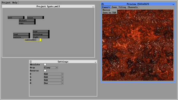 Zeuxis : procedural texture generator screenshot 2