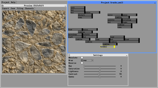 Zeuxis : procedural texture generator screenshot 1