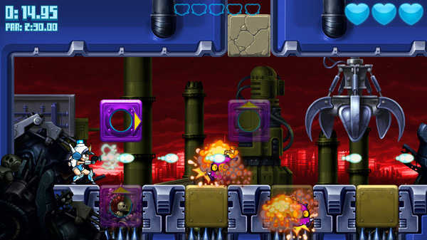 Mighty Switch Force! Hyper Drive Edition screenshot 1