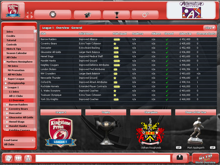 Rugby League Team Manager 2015 screenshot 12