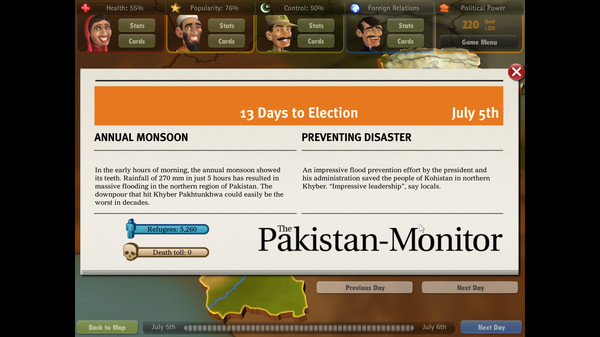 President for a Day - Floodings screenshot 5