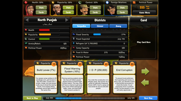 President for a Day - Floodings screenshot 3