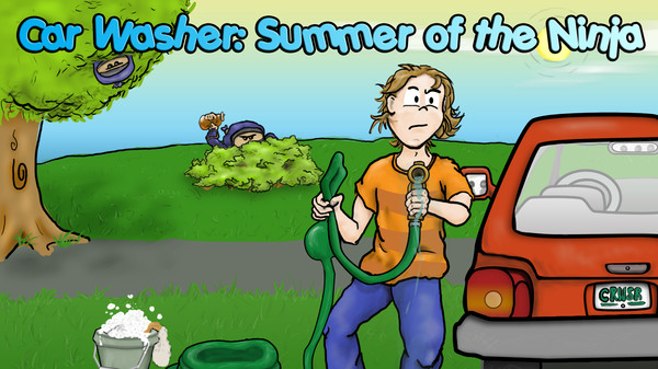 Car Washer: Summer of the Ninja screenshot 1