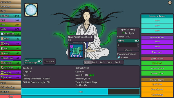 Idle Cultivation screenshot 1