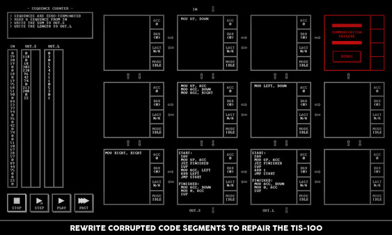 TIS-100 screenshot 1