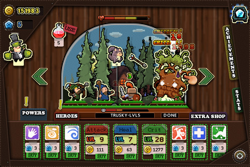 Tap Heroes screenshot 1