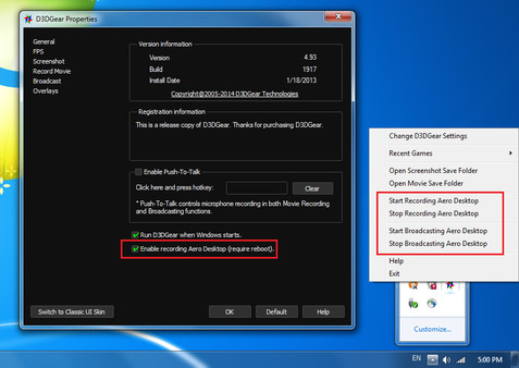 D3DGear - Game Recording and Streaming Software screenshot 5