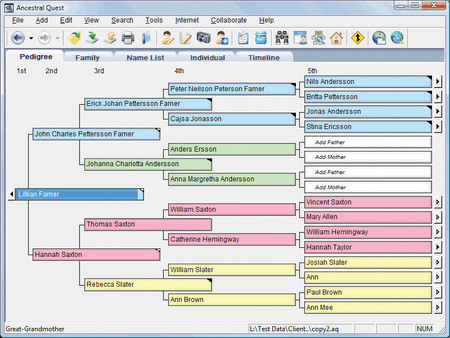 Family Tree Heritage Platinum 9 screenshot 1