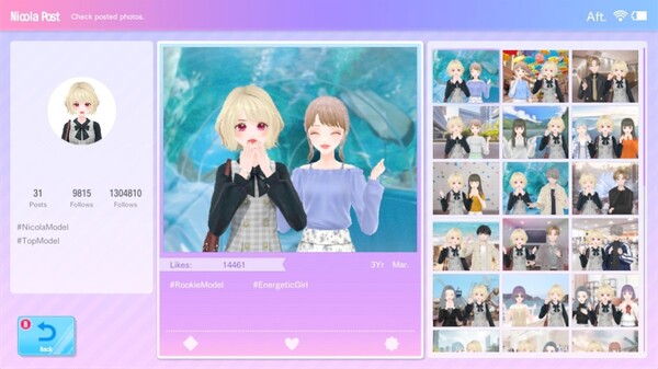 MODEL Debut3 #nicola screenshot 7