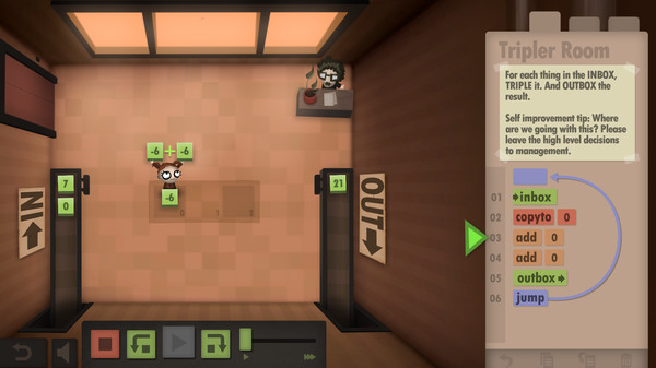 Human Resource Machine screenshot 1