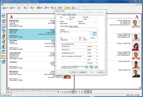 AnyTime Organizer Deluxe 15 screenshot 3