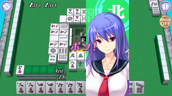 Mahjong Pretty Girls Battle : School Girls Edition screenshot 5