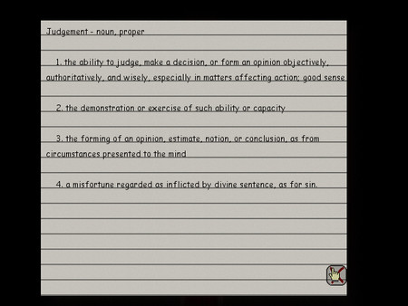 Judgement screenshot 8