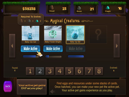 Faerie Solitaire screenshot 1