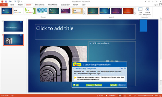 Professor Teaches PowerPoint 2013 & 365 screenshot 2