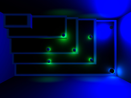 "Glow Ball" - The billiard puzzle game screenshot 2