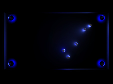 "Glow Ball" - The billiard puzzle game screenshot 8