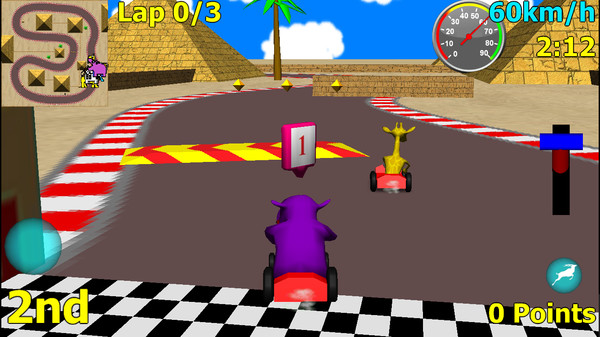 Wild Animal Racing screenshot 1