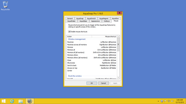 AquaSnap Window Manager screenshot 10