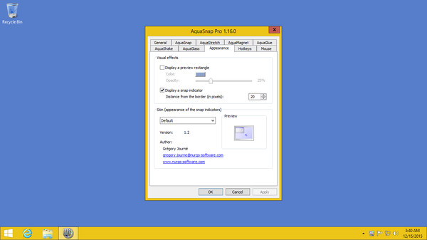 AquaSnap Window Manager screenshot 8