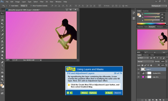 Professor Teaches Photoshop Creative Cloud screenshot 1