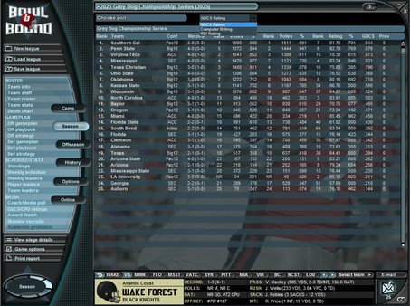 Bowl Bound College Football screenshot 1