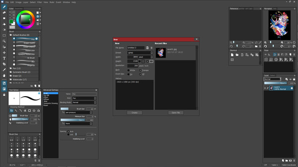openCanvas 7 screenshot 2