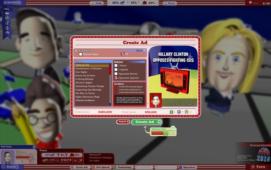 The Political Machine 2016 screenshot 2