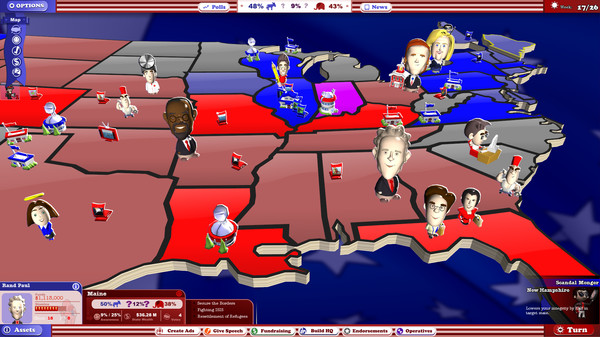 The Political Machine 2016 screenshot 1