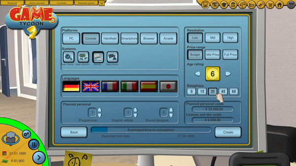 Game Tycoon 2 screenshot 5