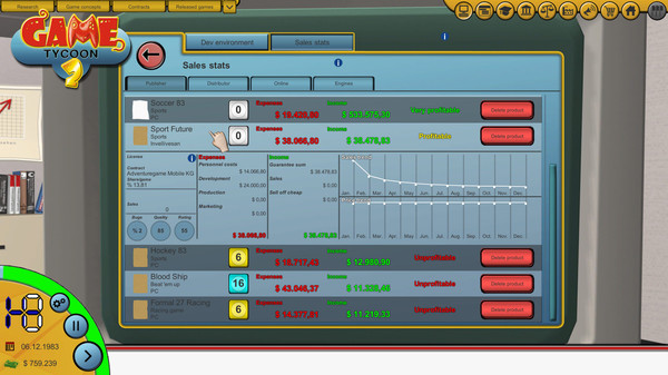 Game Tycoon 2 screenshot 4