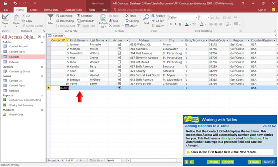 Professor Teaches Access 2016 screenshot 2